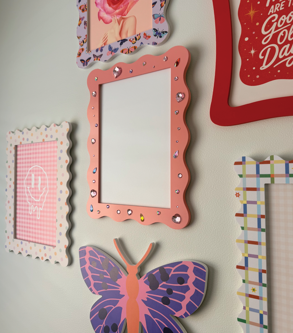 #003 A4 Pink Bedazzle Frame