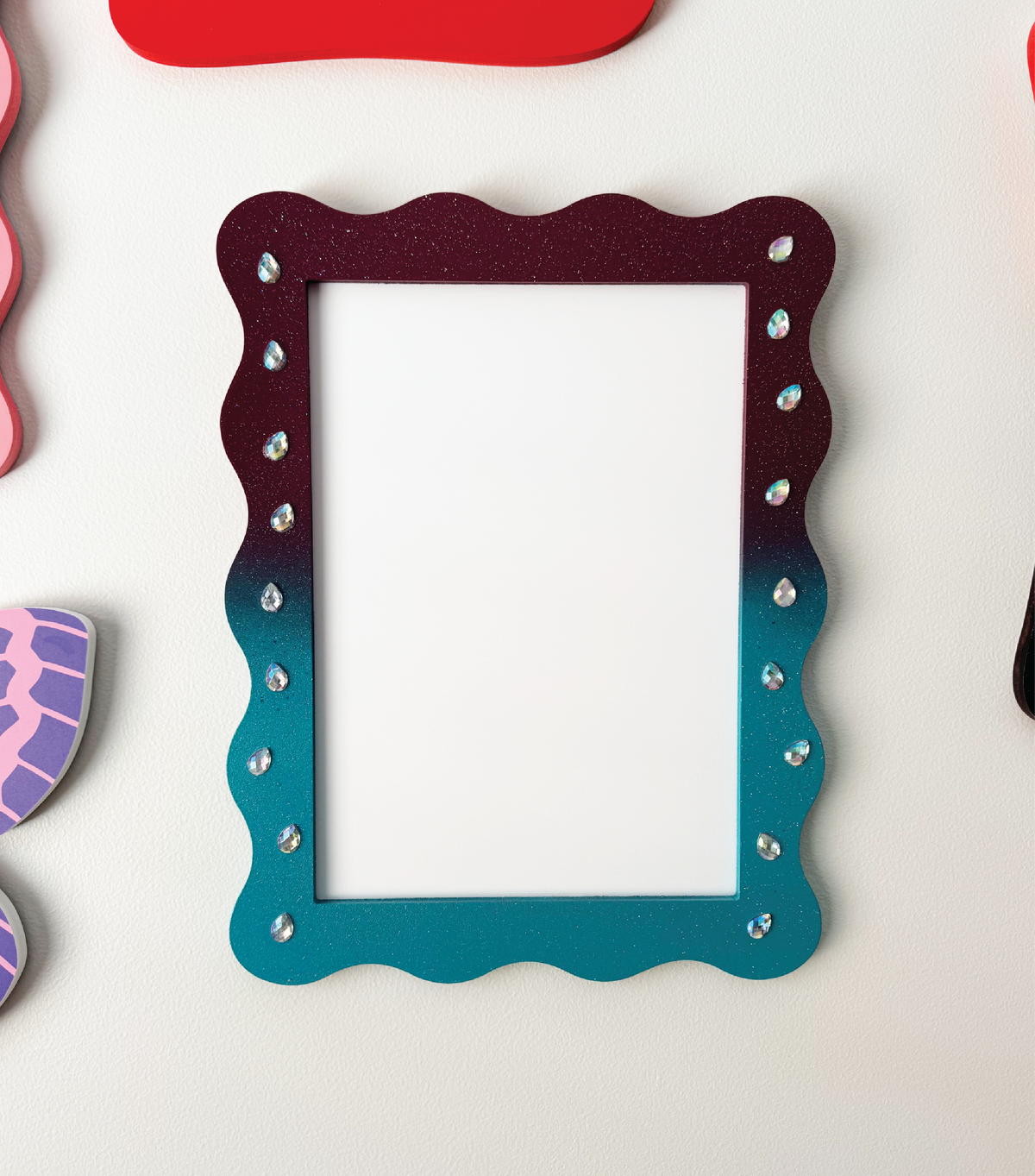 #005 A4 Ombre Sparkle Bedazzle Frame