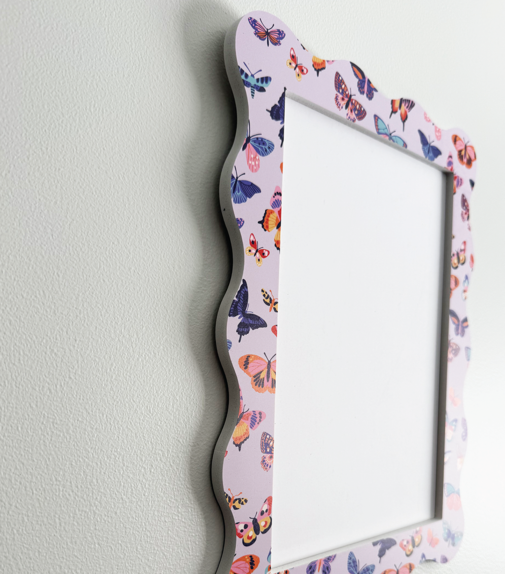 A4 Butterfly Wavy Frame