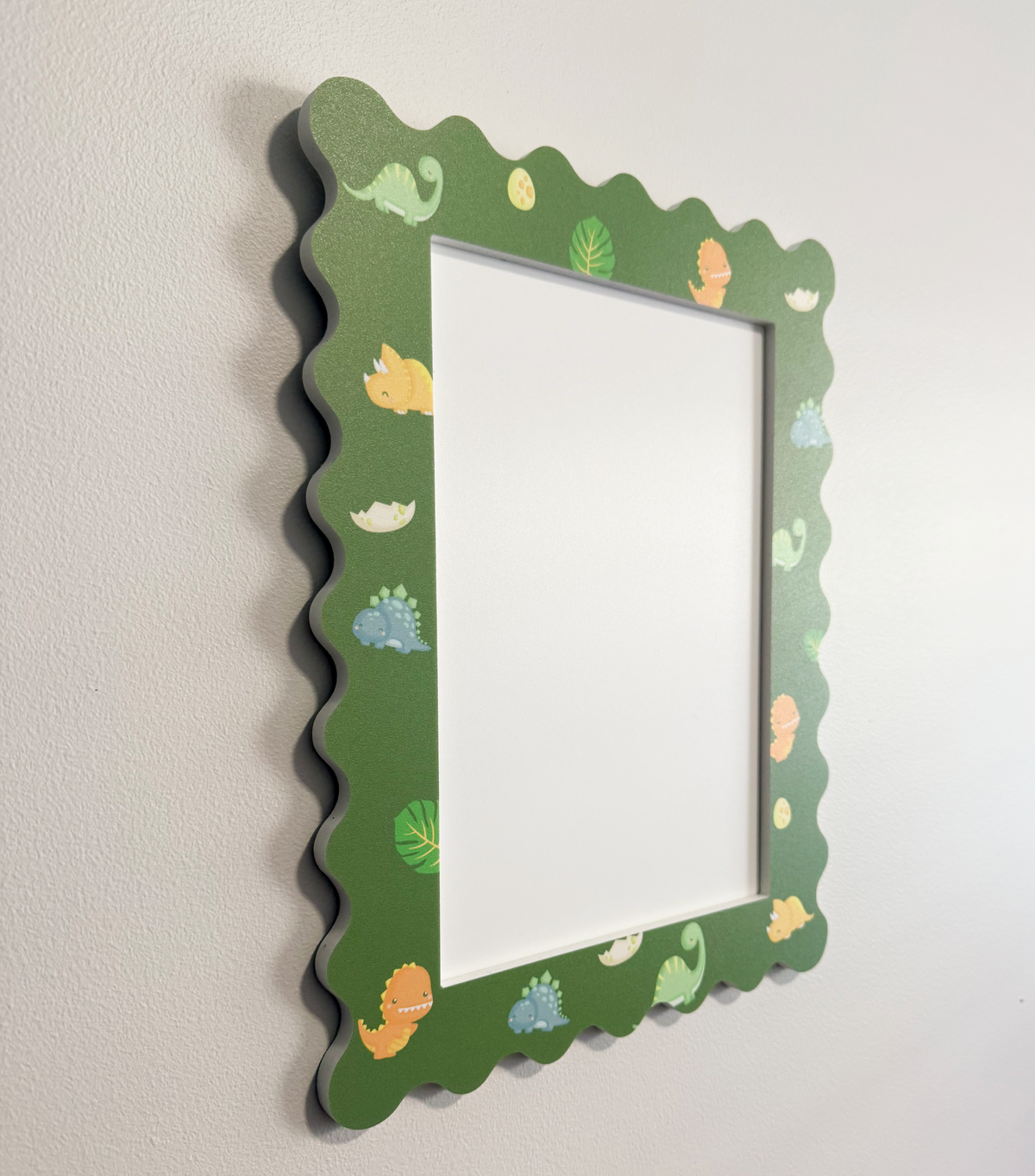 A4 Dino Garden Squiggle Frame
