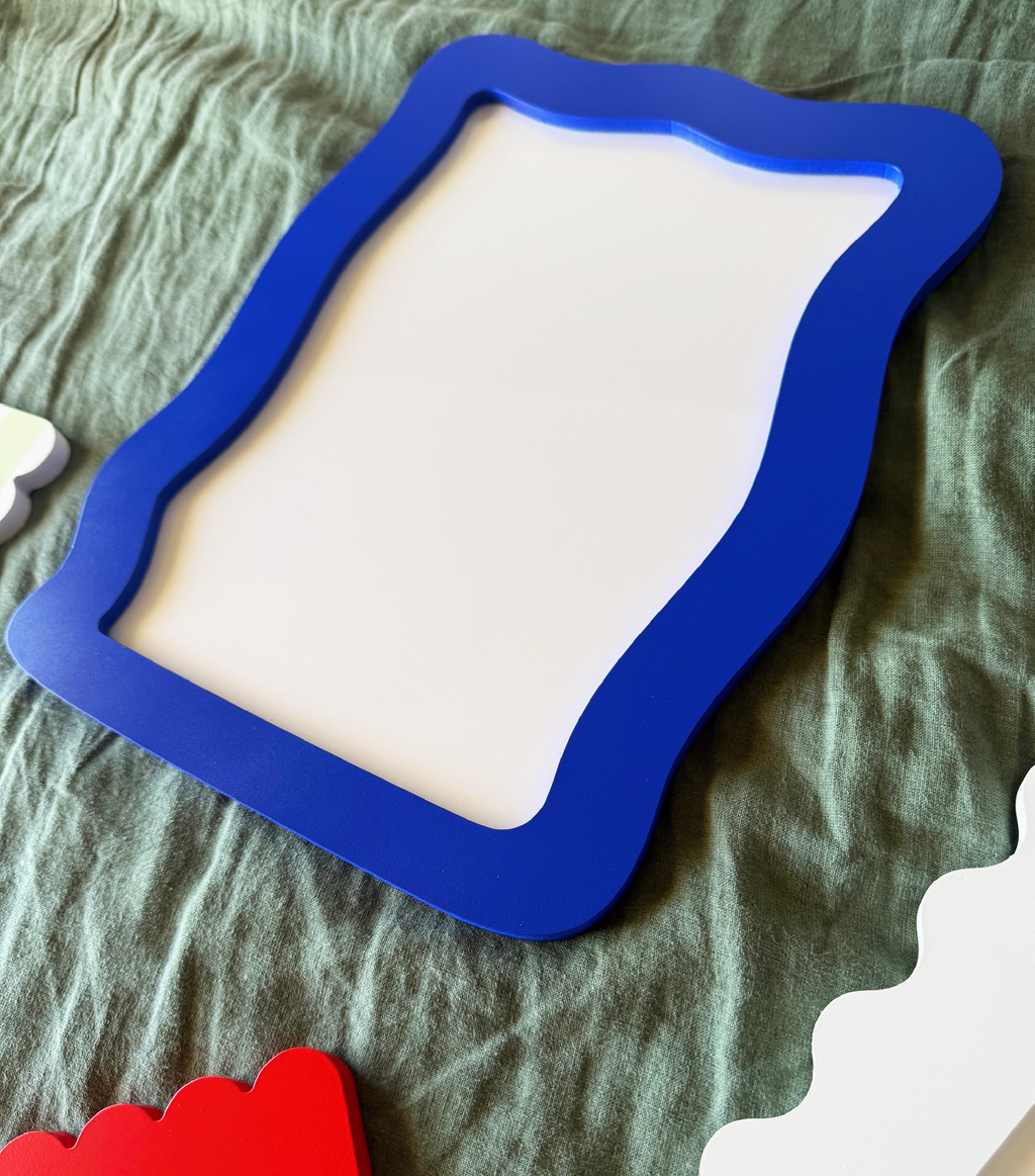 A4 Cobalt Frame (Organic Shape #1)