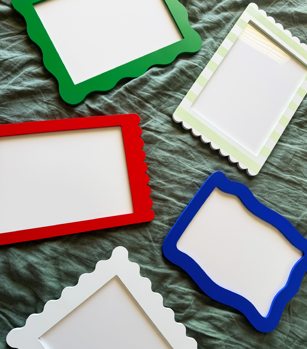 A4 Cobalt Frame (Organic Shape #1)