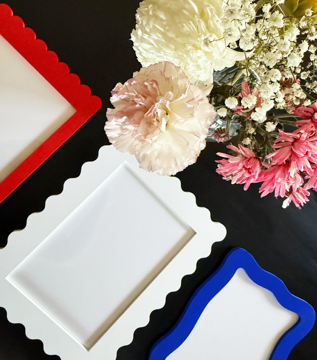 A4 Cobalt Frame (Organic Shape #1)