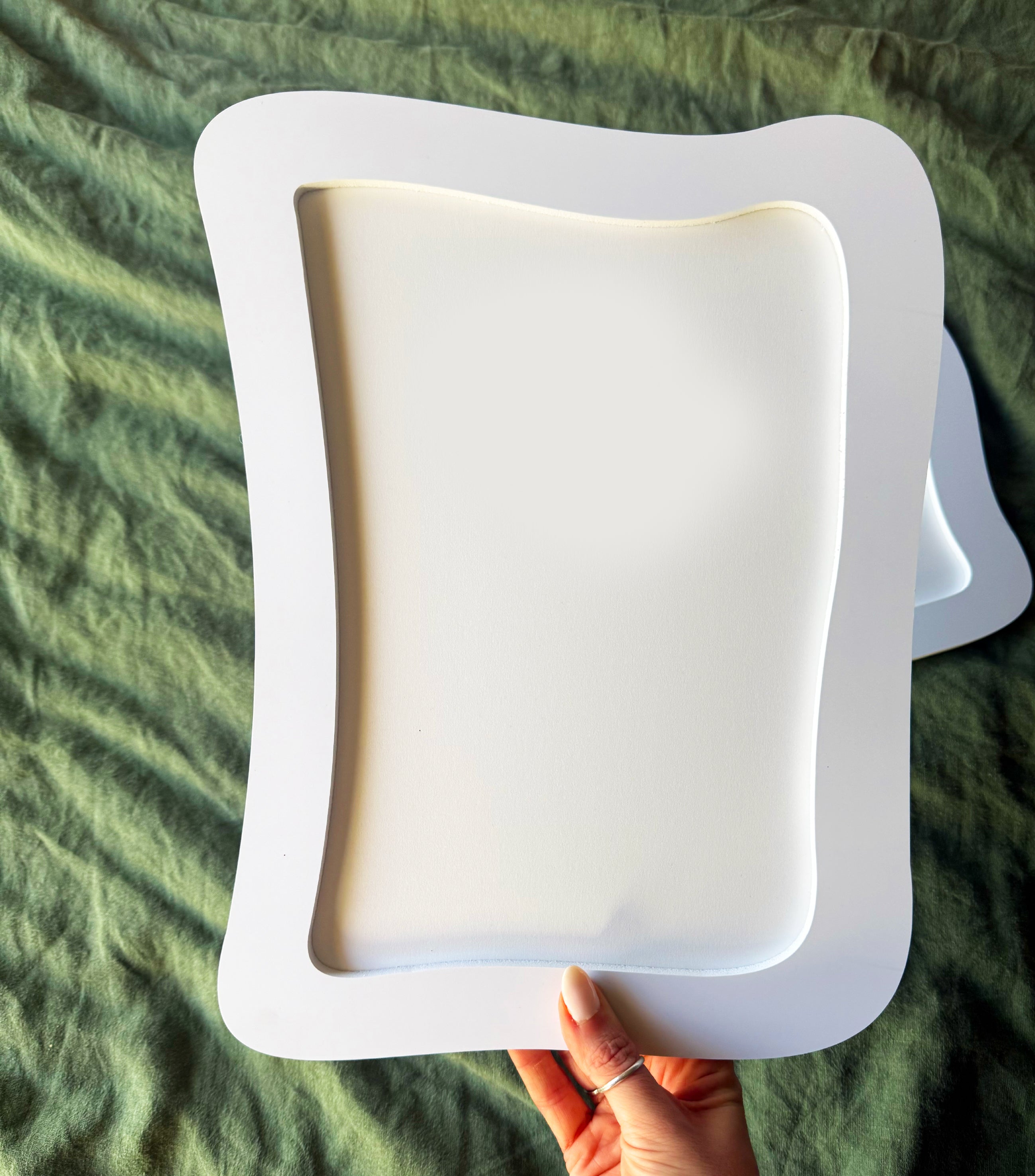 A4 White Frame (Organic Shape #2)