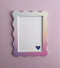A4 Rainbow Wavy Frame