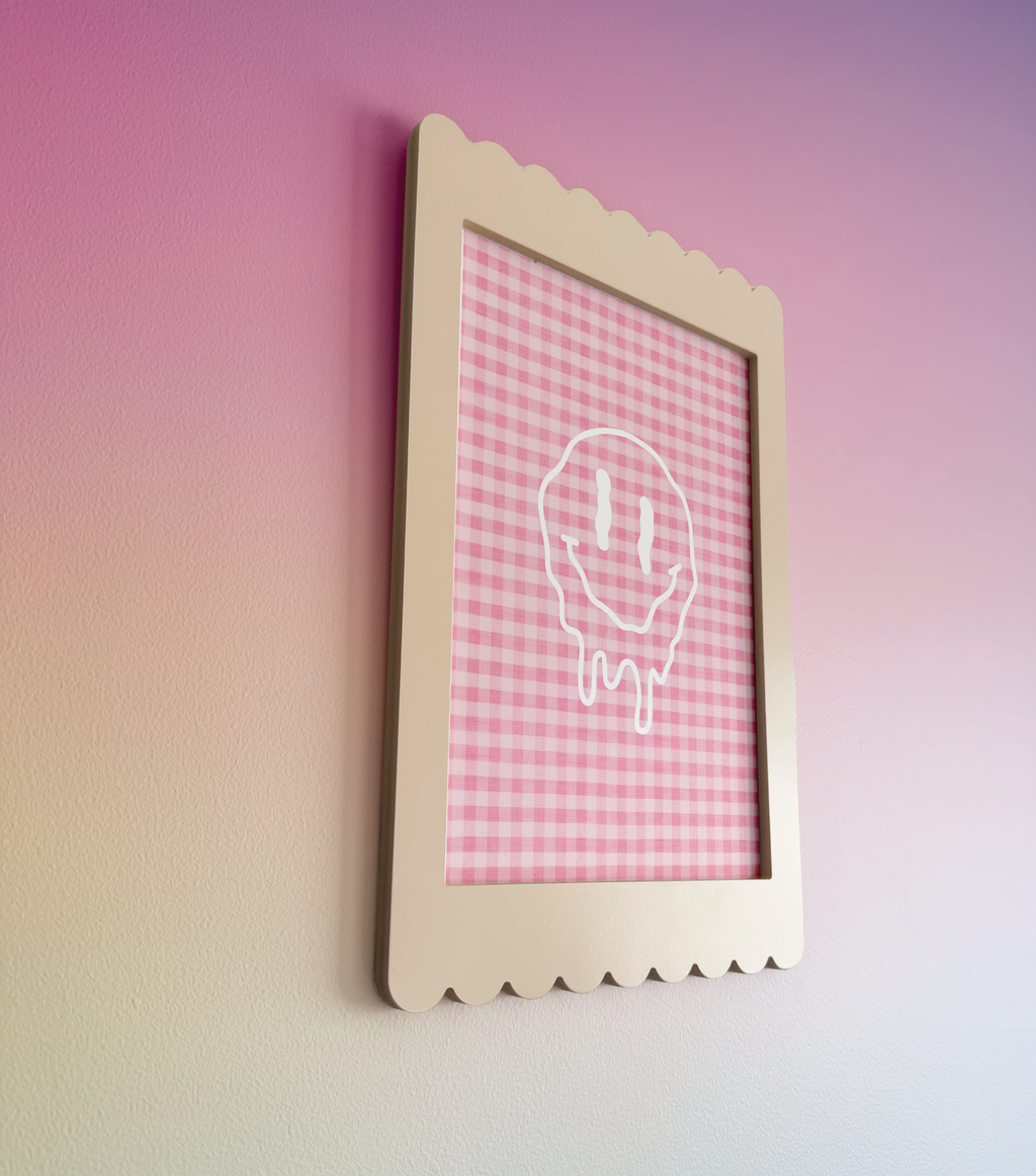 A4 Bone Scallop Frame
