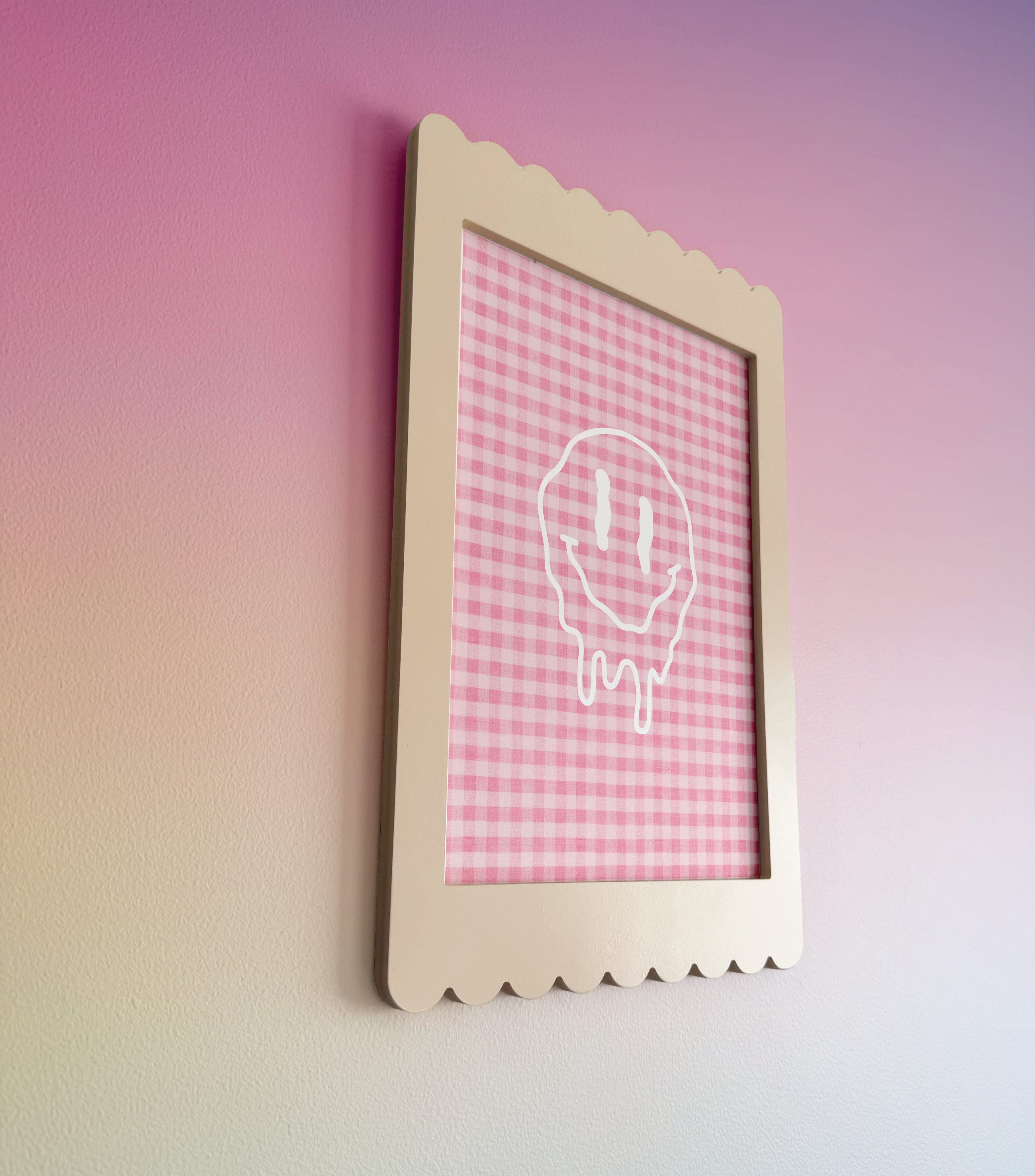 A4 Bone Scallop Frame