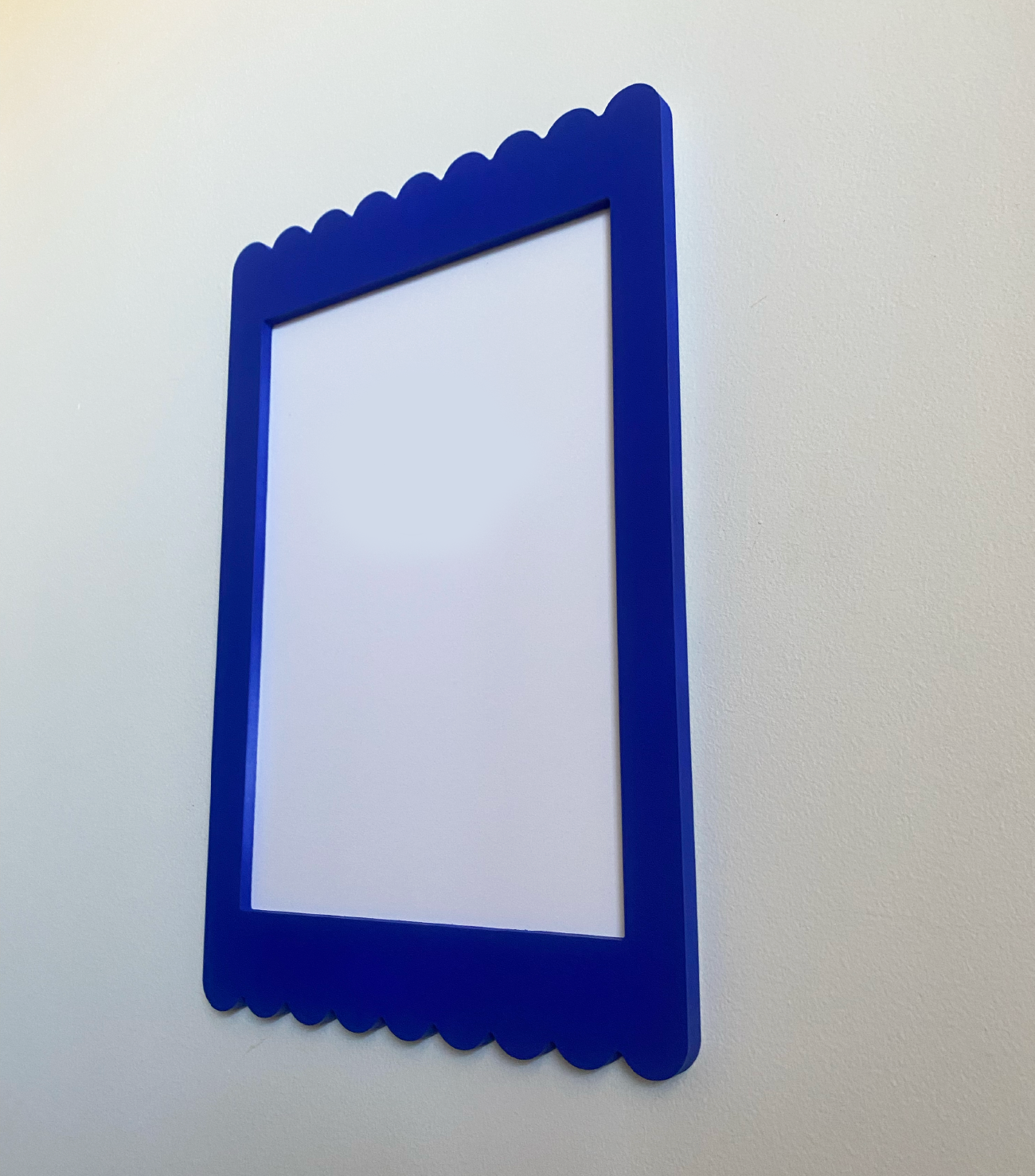 A4 Cobalt Blue Scallop Frame