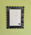 A4 Black Granite Squiggle Frame