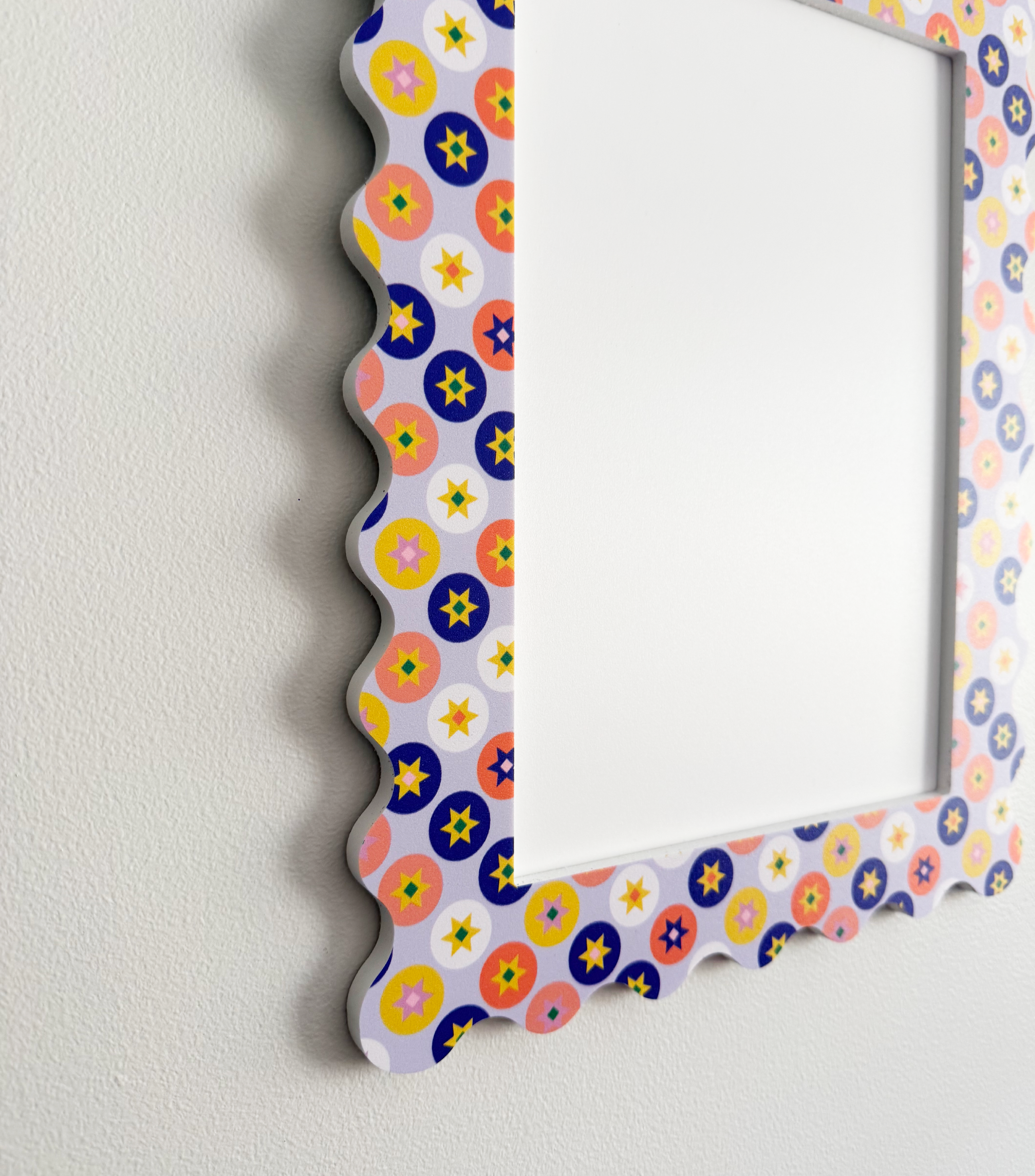 A4 Star Circle Squiggle Frame