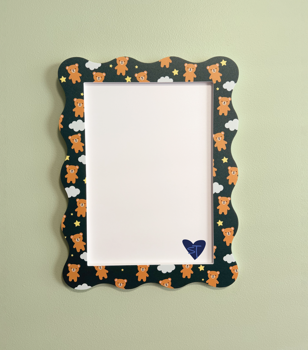 A4 Starry Teddy Wavy Frame