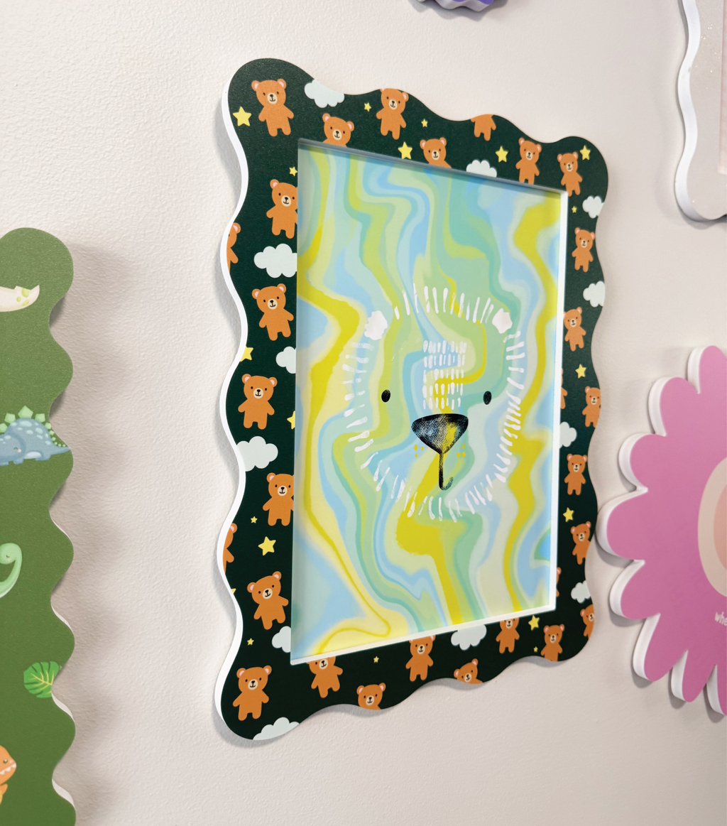 A4 Starry Teddy Wavy Frame