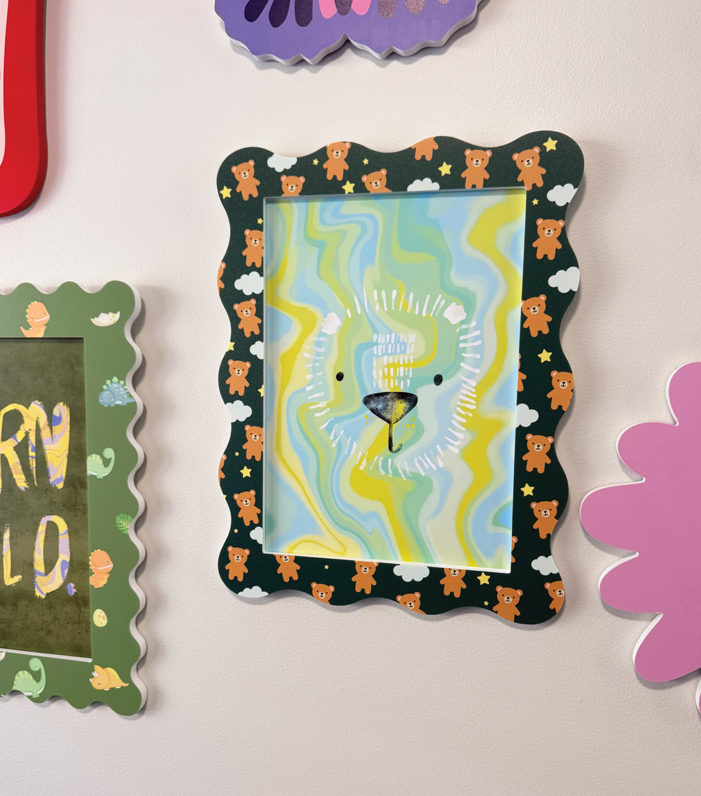 A4 Starry Teddy Wavy Frame